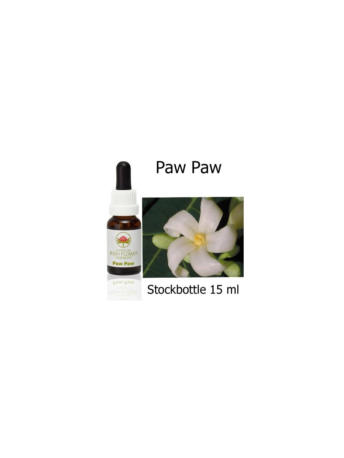 Australische Buschblüten Stockbottles Paw Paw Australian Bush Flower Essences