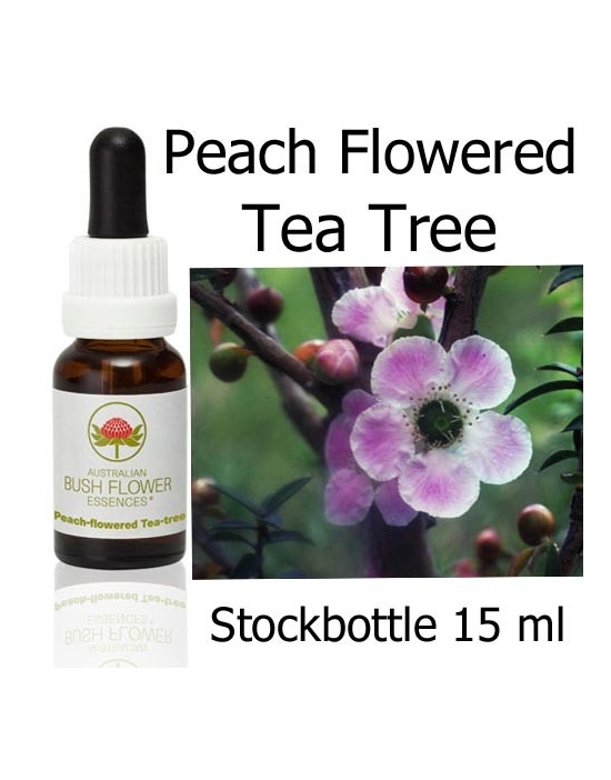 Australische Buschblüten Stockbottles Peach Flowered Tea Tree Australian Bush Flower Essences