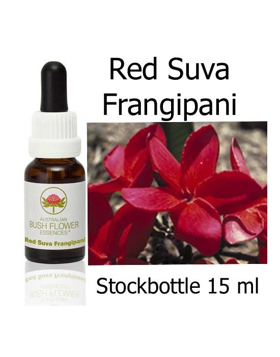 Australische Buschblüten Red Suva Frangipani Australian Bush Flower Essences Stockbottles