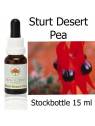 Australische Buschblüten Sturt Desert Pea Australian Bush Flower Essences Stockbottles