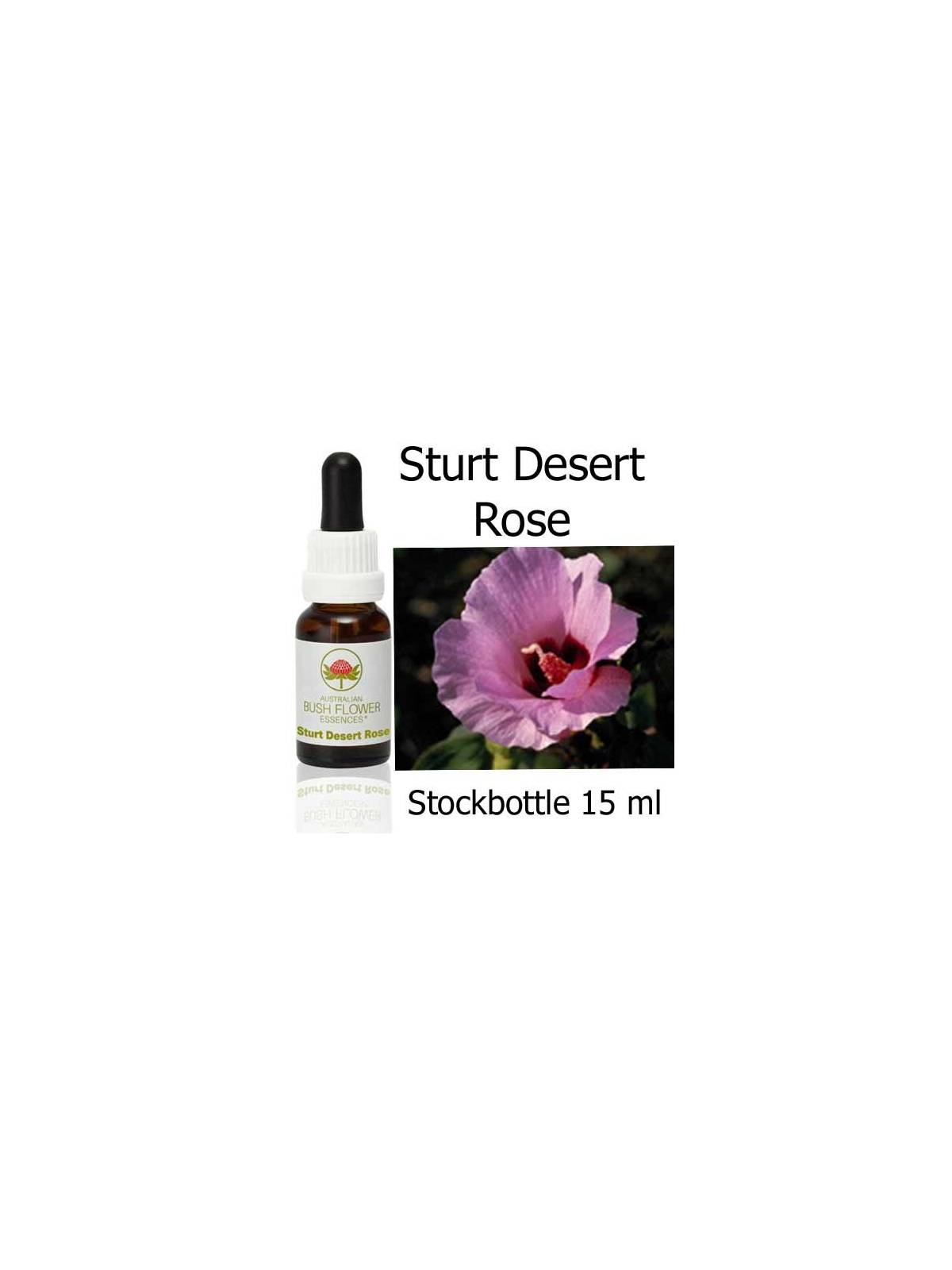 Australische Buschblüten Sturt Desert Rose Australian Bush Flower Essences Stockbottles
