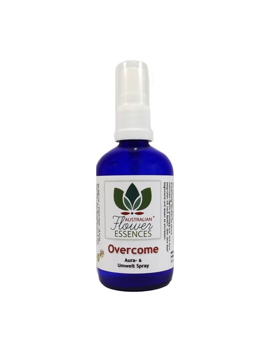 OVERCOME Australian Flower Essences spray aura ed ambientale