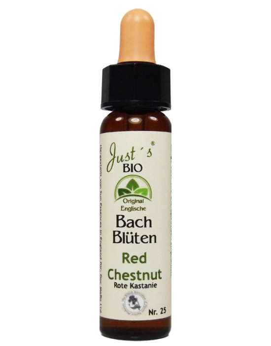 Organic Bach Flower Essences No. 25 Red Chestnut original english quality