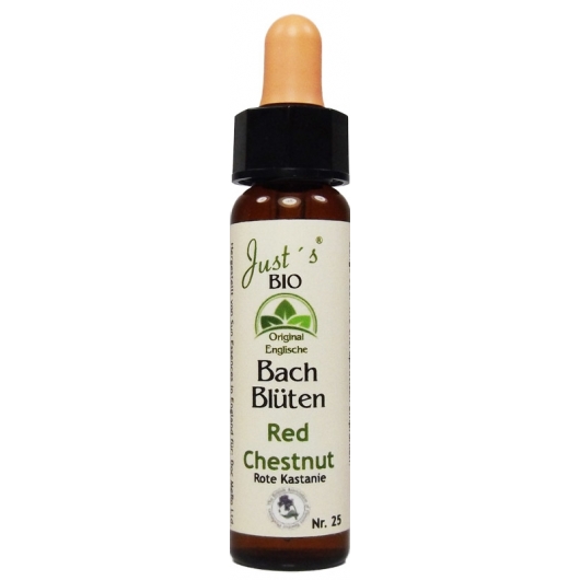 Organic Bach Flower Essences No. 25 Red Chestnut original english quality