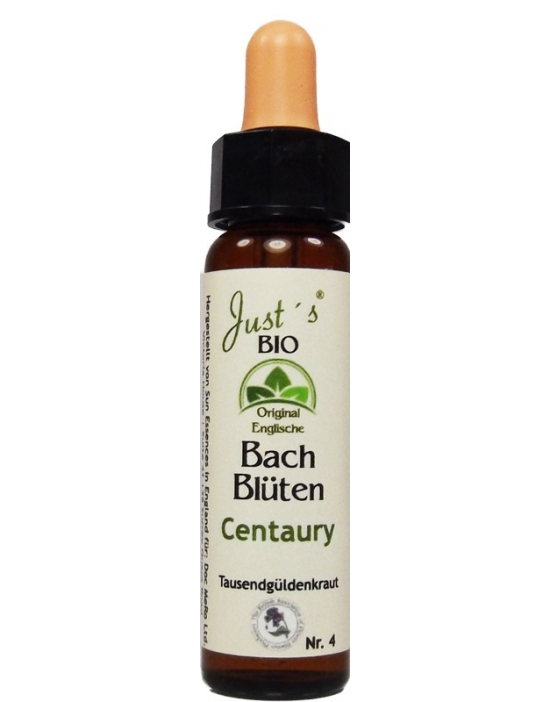 Centaury organic Bach Flower Essences No. 4