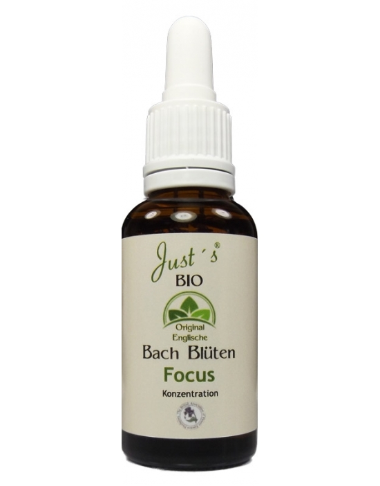 Focus Organic Bach Flower Remedies Blends 30 ml