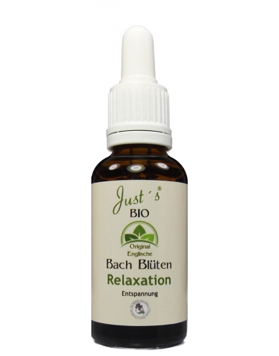 Relaxation/Rilassamento Just's Fiori di Bach essenza combinata BIO