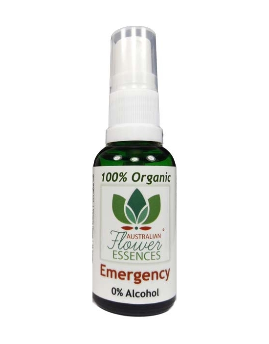 Emergency organic blend australian flower essences no alcohol