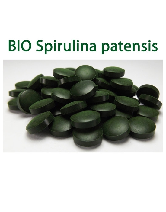 organic Spirulina platensis pills