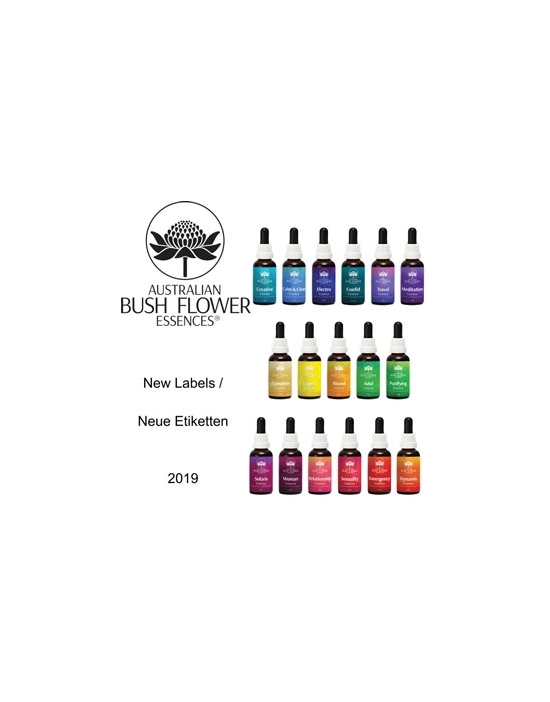 Set der 20 Australischen Buschblüten Kombinationen von Australian Bush Flower Essences