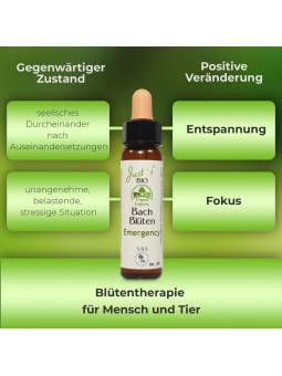 Bio Bachblüten Tropfen Nr. 39 Notfall, Relief, Emergency, Rescue