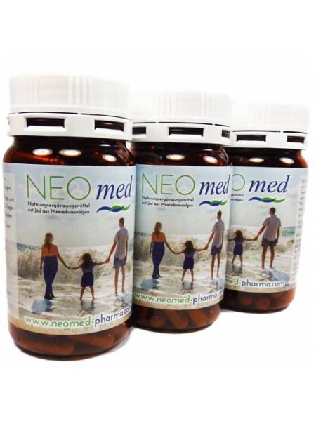 Algenkapseln Neomed Meeresbraunalgen mit Jod