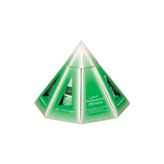 Pyramiden Pack der 7 Frequency Essenzen Stockbottles a 10 ml