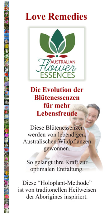 Gratis Broschüre über die Buschblüten von Australian Flower Essences mit jeder Lieferung