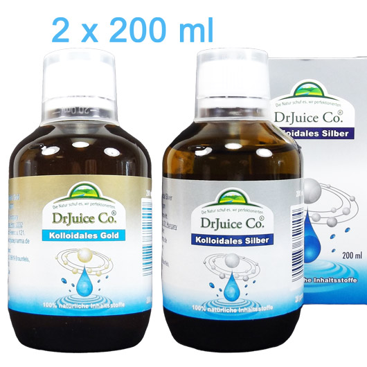 Colloidal Gold and Silver 2 x 200 ml