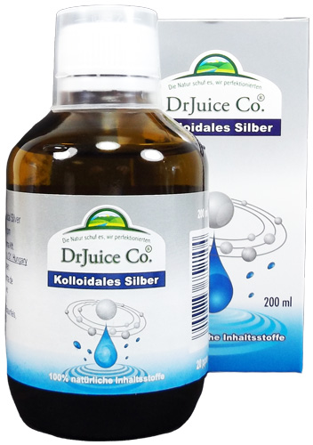 certified colloidal silver by Dr. Juice Pharma